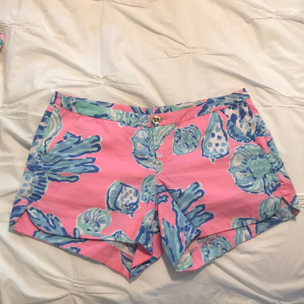 Lilly Pulitzer barefoot princess adie shorts sz2